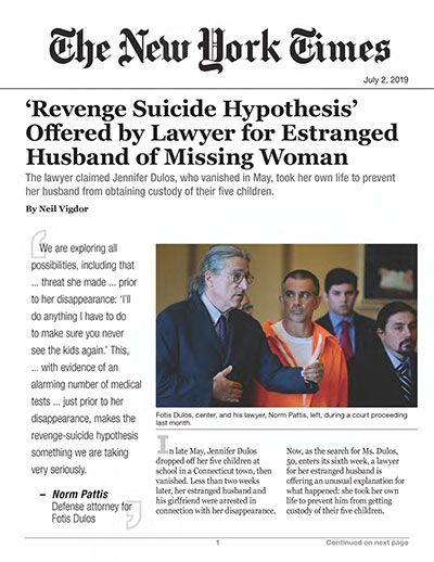 ‘Revenge Suicide Hypothesis’ Offered by Lawyer for Estranged Husband of Missing Woman