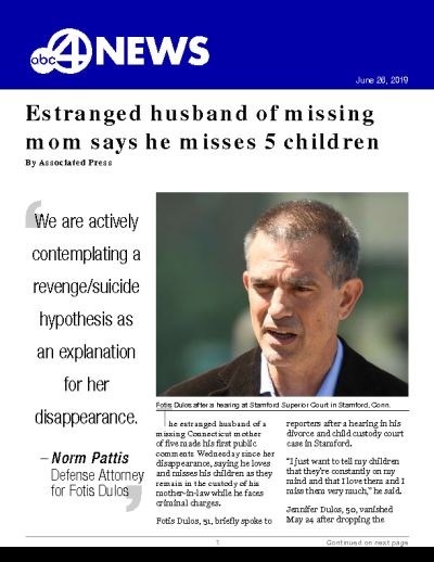 Estranged husband of missing mom says he misses 5 children