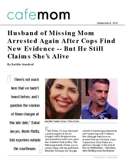 Husband of Missing Mom Arrested Again After Cops Find New Evidence -- But He Still Claims She's Alive