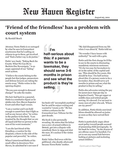 ‘Friend of the friendless’ has a problem with court system