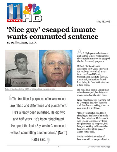 'Nice guy' escaped inmate wants commuted sentence