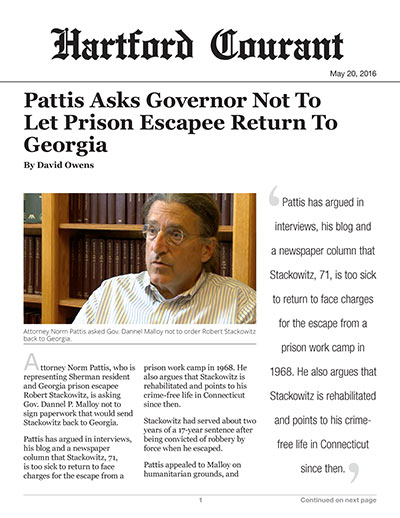 Pattis Asks Governor Not To Let Prison Escapee Return To Georgia