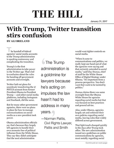 With Trump, Twitter transition stirs confusion