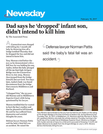 Dad says he ‘dropped’ infant son, didn’t intend to kill him