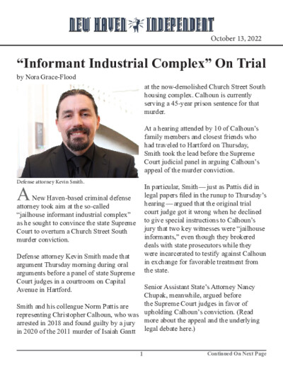 “Informant Industrial Complex” On Trial