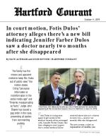 In court motion, Fotis Dulos&rsquo; attorney alleges there&rsquo;s a new bill indicating Jennifer Farber Dulos saw a doctor nearly two months after she disappeared