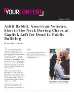 Ashli Babbit, American Veteran, Shot in the Neck During Chaos at Capitol, Left for Dead in Public Building