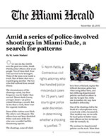 Amid a series of police-involved shootings in Miami-Dade, a search for patterns