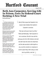 Beth Ann Carpenter, Serving Life In Prison, Goes To Federal Court Seeking A New Trial