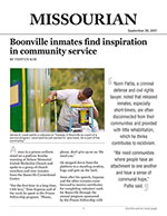 Boonville inmates find inspiration in community service