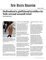 Defendant&rsquo;s girlfriend testifies in Yale sexual assault trial