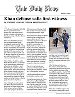 Khan defense calls first witness
