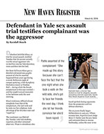 Defendant in Yale sex assault trial testifies complainant was the aggressor