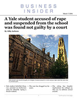 A Yale student accused of rape and suspended from the school was found not guilty by a court