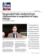 Suspended Yale student from Afghanistan is acquitted of rape charge