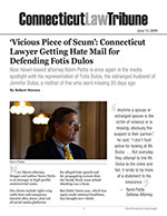 'Vicious Piece of Scum': Connecticut Lawyer Getting Hate Mail for Defending Fotis Dulos