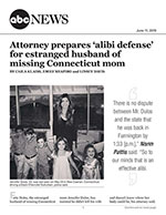 Attorney prepares 'alibi defense' for estranged husband of missing Connecticut mom