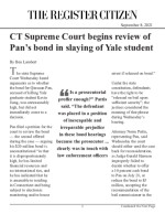 CT Supreme Court begins review of Pan's bond in slaying of Yale student